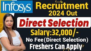 Infosys Recruitment 2024| Hiring Freshers|Infosys Vacancy|Work From Home Job|Govt Jobs Aug 2024