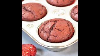 Sourdough Red Velvet Muffins