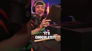 YouTube sent me this HUGE surprise box...I ended up with cookies all over my room #SHORTS