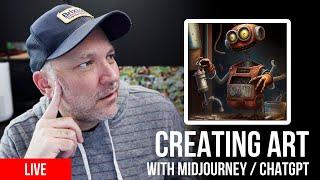 Let's create some AI ART with ChatGPT and MidJourney - Daring Creative Live