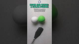 Neon and White Color Mix – Watch the Stunning Transformation!