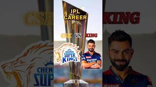 VIRAT KOHLI VS CSK IN IPL #comparison #shorts #viral #trending #cricketshorts