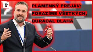 Blaha vystúpil s plamenným prejavom. Porazíme všetkých, burácal