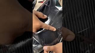 5D carbon fibre wrapping #shorts #ytshorts #wraping #carbonfiber