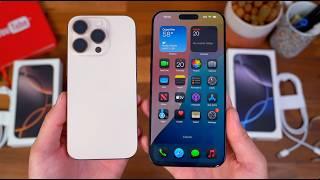 Apple iPhone 16 Pro Max Unboxing: vs 16 Pro!