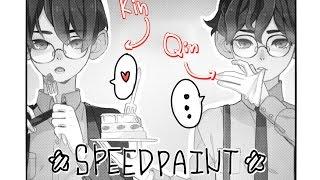 [speedpaint] Rin & Qin  Original Characters