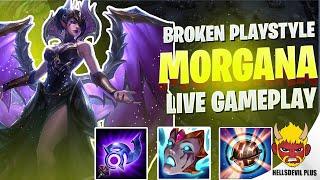 MORGANA IS SO BROKEN WITH THIS PLAYSTYLE! - Wild Rift HellsDevil Plus Gameplay