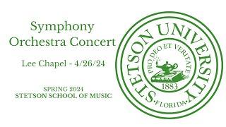 Symphony Orchestra Concert - Lee Chapel 4/26/24