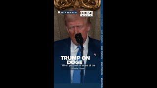 Trump on the Department of Government Efficiency