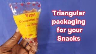 Triangular packaging for your snacks