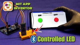 DIY Bluetooth-Controlled LED with Arduino + MIT App Inventor