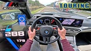 BMW M3 Touring G81 | TOP SPEED *288KMH / 179MPH* on Autobahn