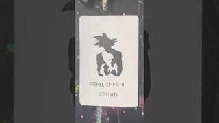 Goku, Chi-Chi, Gohan in Stenci Art #art #hcart #drawing #goku #chichi #gohan #stencilart #stencil