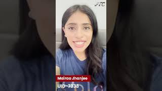 FTC Talent | Success Story | UID - 7333 | Mairaa Jhanjee