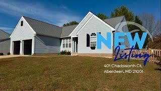 New Listing - 401 Chadsworth Ct, Aberdeen, MD 21001