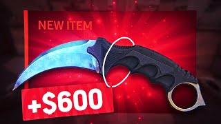 INSANE KARAMBIT CASE HARDENED UNBOXING (+600$) - HELLCASE - EPISODE 283