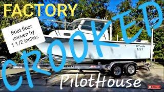 Learning how to Dock The Crooked PilotHouse Boat Out On The Reef  parker boats