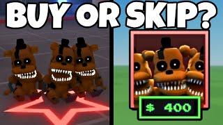 Is The NEW Freddle Tower WORTH IT? - Roblox Five Nights TD (FNTD)