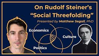 Matthew Segall, PhD Presents: Rudolf Steiner's "Social Threefolding"