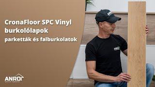 CronaFloor SPC vinyl parketta és oldalfali burkolólap: 43-as kopásállóság, akár reptérre is!