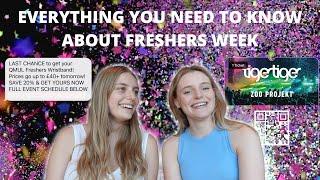 Answering ALL your questions about freshers week - making friends, clubbing, wristbands & more!