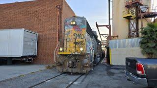 [HD] Union Pacific YJY68 J Yard Switcher in Vernon, CA