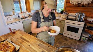 Autumn Apple Harvest and Simple Rustic Pie