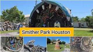 4k Attraction | Amazing artwork | Houston Smither Park mosaic tour #houston #usa