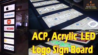 How To Make ACP LED Logo Sign Board | ACP LED Sign Board