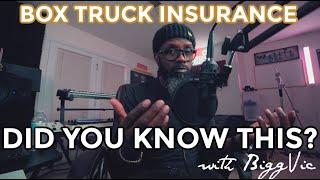 IF YOU WANT CHEAPER BOX TRUCK INSURANCE WATCH THIS FIRST!! BOX TRUCK BIZ RATES CAN GET EXPENSIVE 