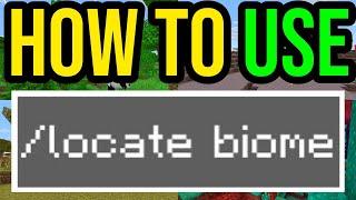 How To Locate Biomes In Minecraft WITHOUT MODS! PS/Xbox/PE