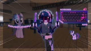 Playing MM2 as TWILIGHT SPARKLE *Keyboard ASMR*