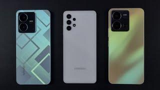 Samsung A32 Vs Vivo Y22 Vs Vivo Y35 Speed Test & Comparison