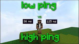 low ping vs high ping?