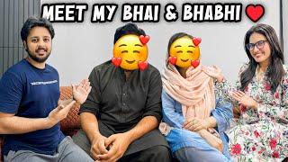 MEET MY BHAI & BHABHI ️ | Vlogs Mai Kyun Nahe Aty?  | Love Marriage Or Arrange Marriage? 