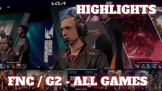 FNC vs G2 - All Games (Bo5) Highlights | Round 1 LEC Spring 2025 Playoffs | Fnatic vs G2 Esports