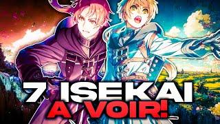 LES 7 MEILLEURS ANIMES ISEKAI 2023! (à ne pas manquer)