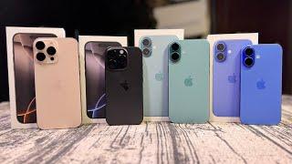 Apple iPhone 16 / 16 Plus / 16 Pro / 16 Pro Max - Unboxing and First Impressions