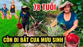 RƠI NƯỚC MẮT LẦN ĐẦU TIÊN THẤY CỤ BÀ 78 TUỔI LỌ MỌ ĐI BẮT CUA BÁN CÓ 15 -20 NGÀN