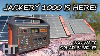 JACKERY EXPLORER 1000 | 200 Watt Solar Panel Charging In Parallel Demo | Promo Codes