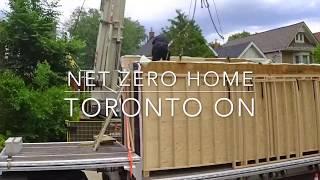 Netzero house ASSEMBLED in just 4 days - Day 2.