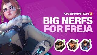 Freja Got Nerfed Hard in Overwatch 2 Hot Fix!