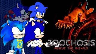 SONIC AND HOGGERS PLAY ZOOCHOSIS! PART 1 THE ANIMALS ARE INFECTED!