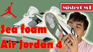 Unboxing And Review: Air Jordan 4 Sea Foam Sneakers