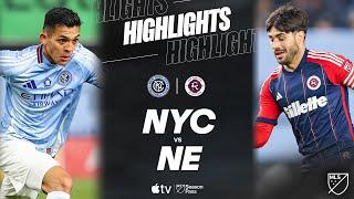 New York City FC vs. New England Revolution | Full Match Highlights