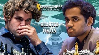 Ang Nakakagulat Na Opening At Malakasang Endgame!! | Carlsen vs Erigaisi SpeedChess 2024 Q-Finals