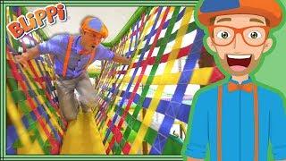 Learning with Blippi at the Play Place | Ultimate Playground Compilation