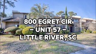 Little River SC Condo For Sale 800 Egret Circle Unit 57