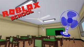 Roblox - ENTRAMOS EM UMA ESCOLA COM MUITOS VENTILADORES E AR CONDICIONADO | Kids Mais