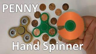 3D Printed Penny Hand Spinner - Fidget Toys